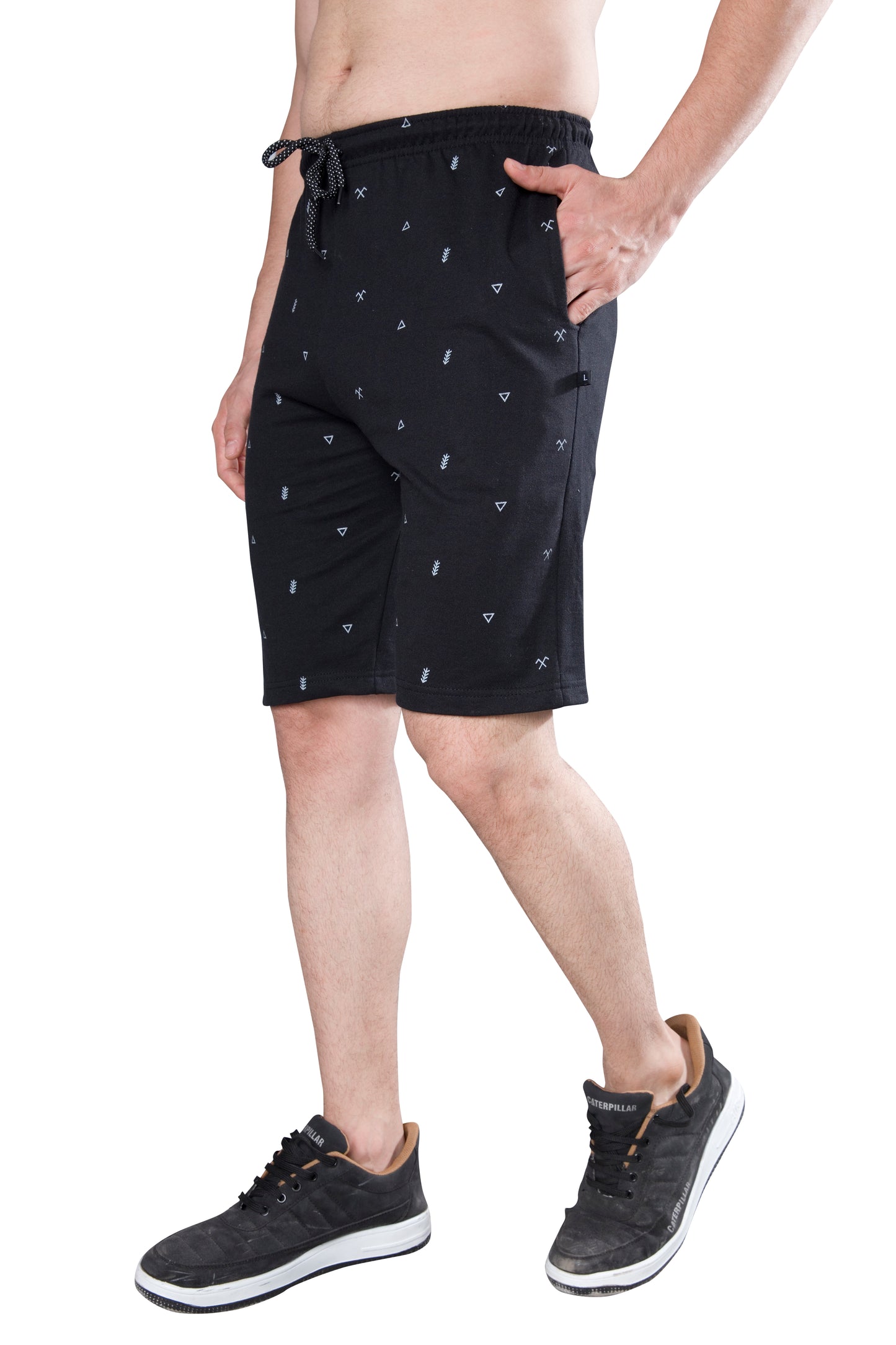 Wild Camo Black Printed Casual Short