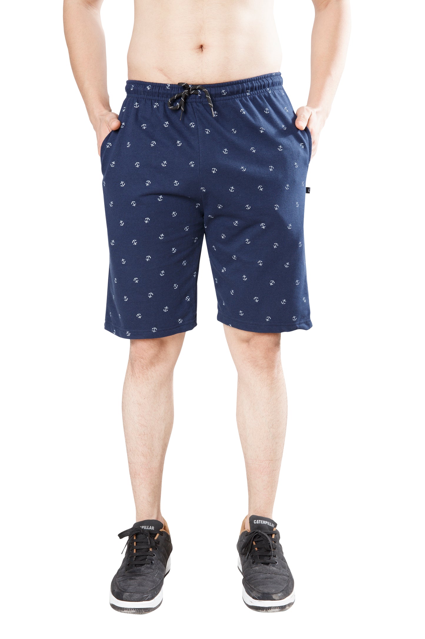 Wild Camo Navy Printed Casual Short