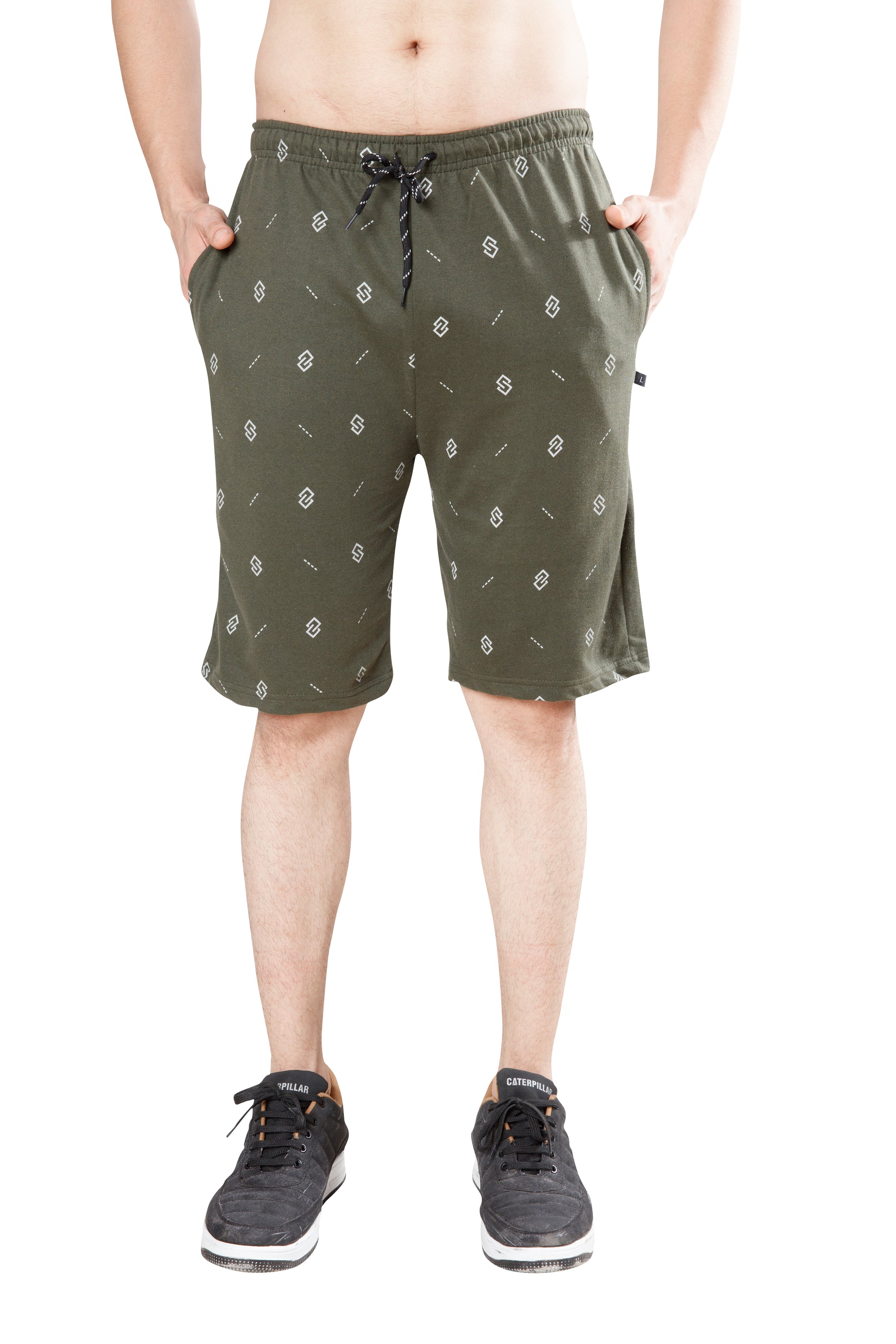Wild Camo Men Green Regular Short