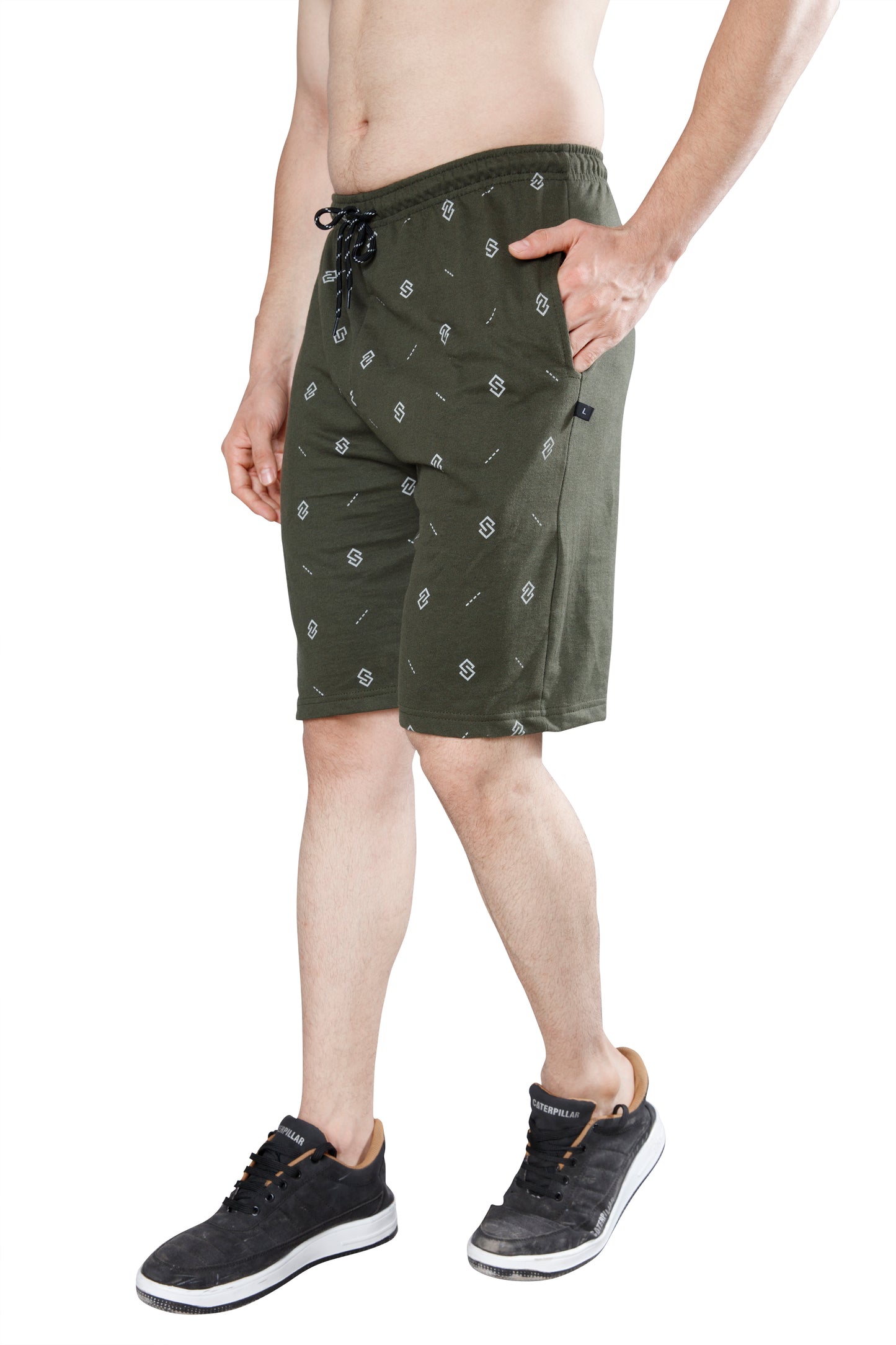 Wild Camo Men Green Regular Short
