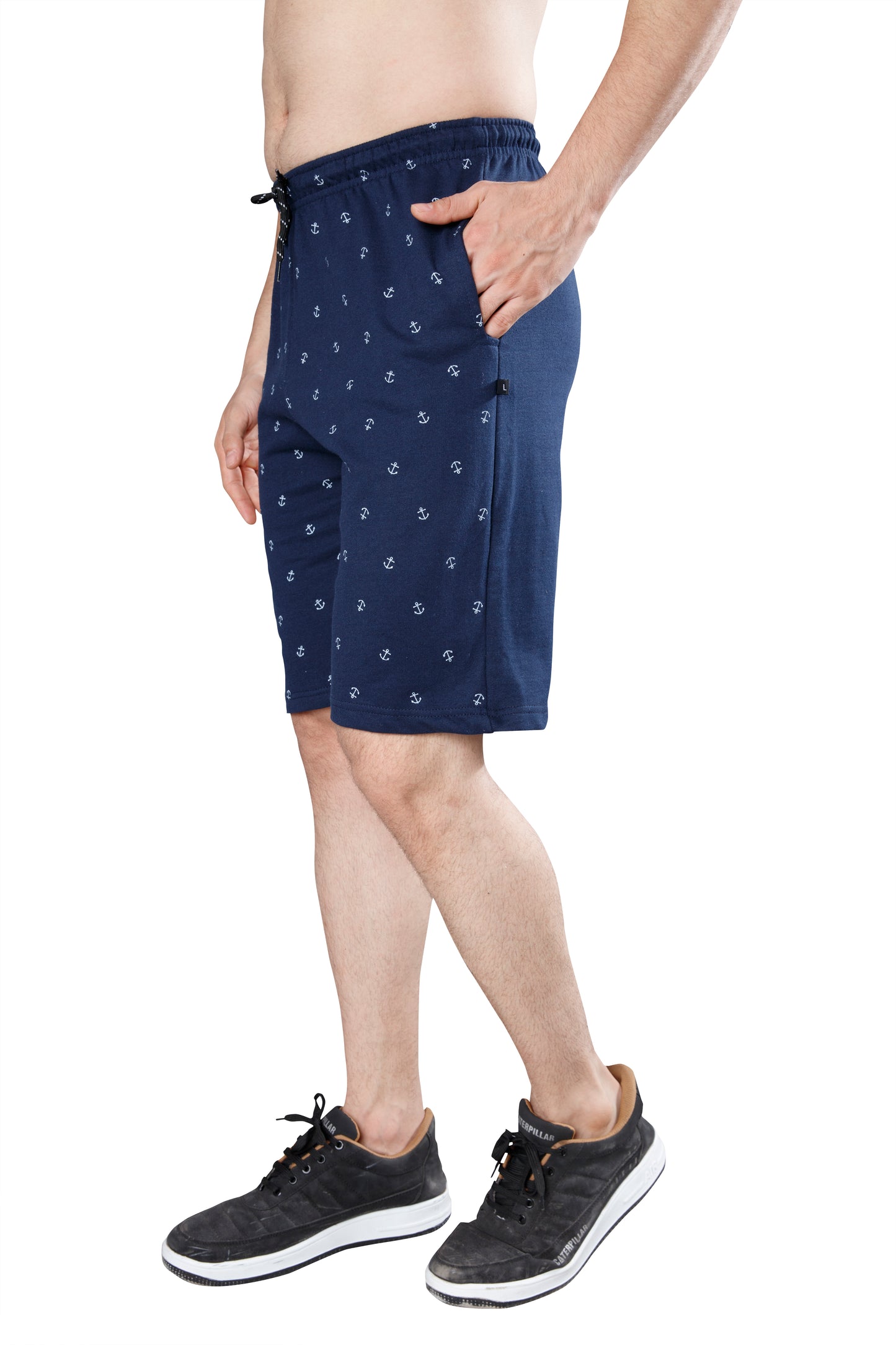 Wild Camo Navy Printed Casual Short