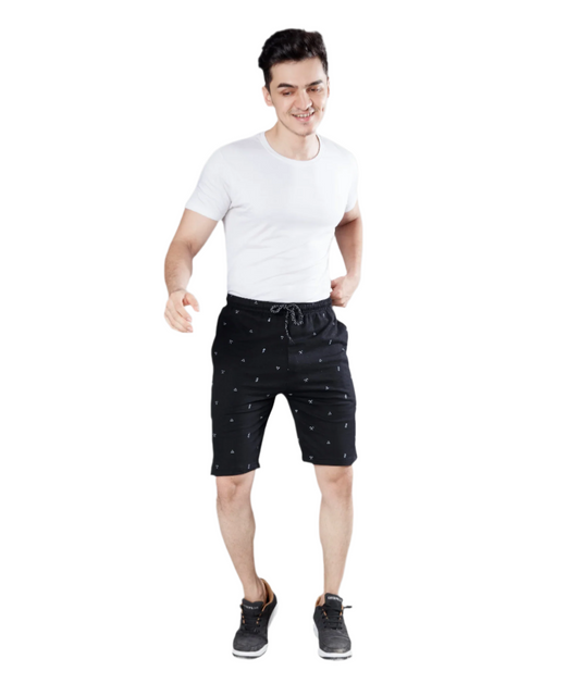 Wild Camo Black Printed Casual Short
