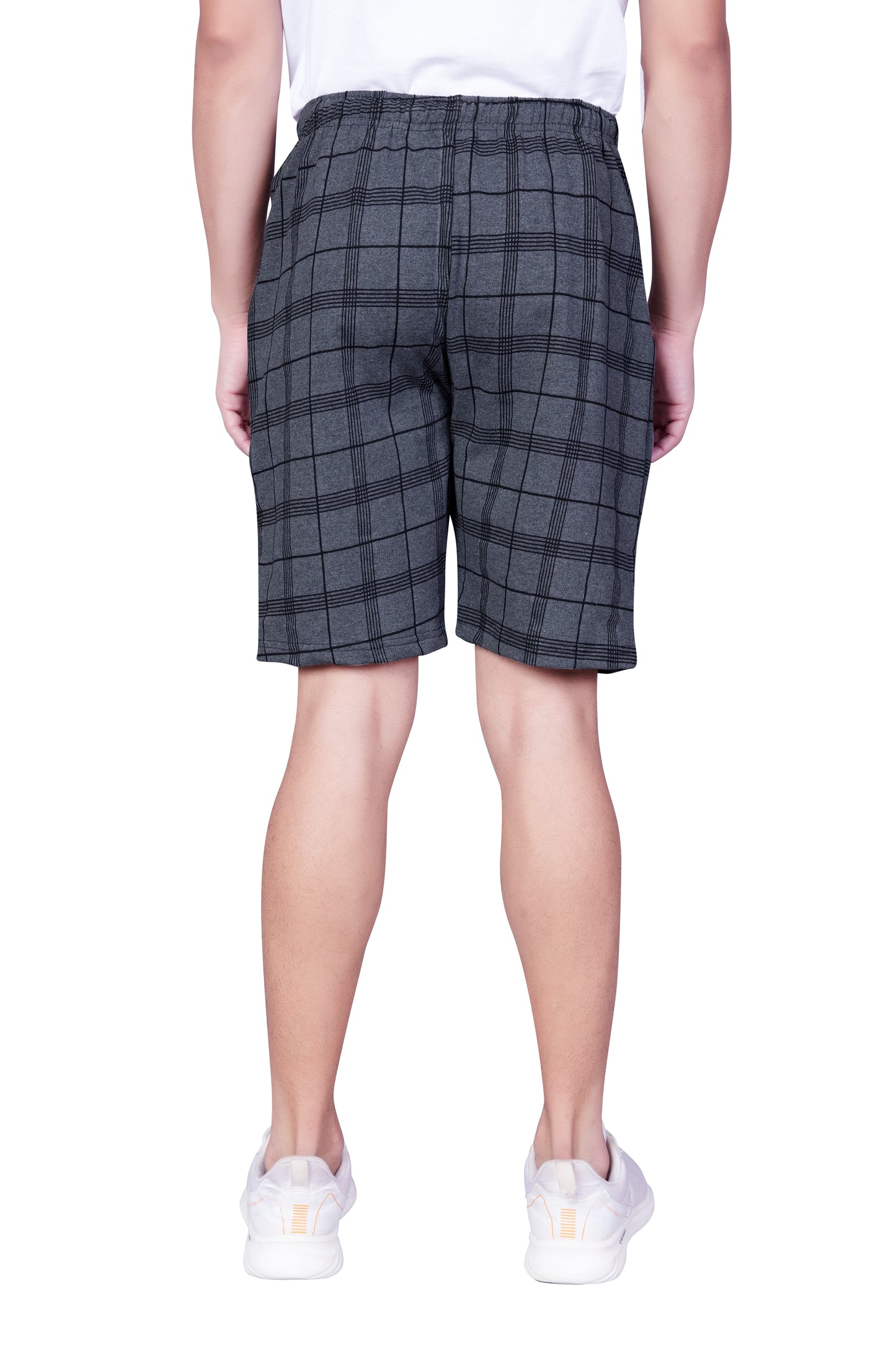 Wild Camo Grey Checkered Casual Short