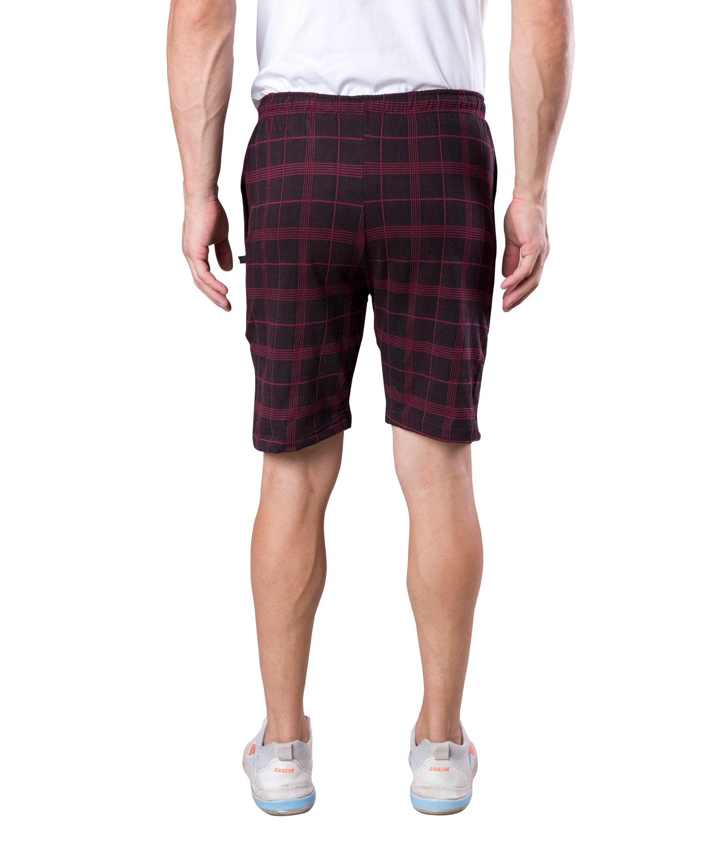 Wild Camo Red Checkered Casual Short